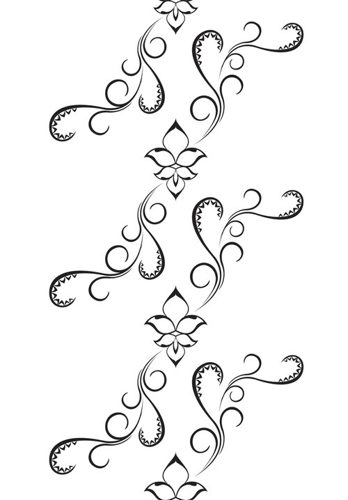 Orientalische Vektor Ornamente Nr Art Nr 946 Black And White Designmustertraume In Schwarz Weiss Timeless Bildgalerie Berlintapete Individuelle Produktion Von Fototapeten Wallpaper On Demand Designtapeten Pictures More