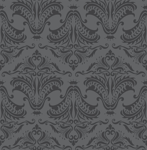 Darkgrey Gothic Pattern Design (No. 13868, Art-No. 1608) • Gothic -  medieval pattern designs • Timeless • Image gallery • Berlintapete •  Individual Wallpaper on Demand • Pictures & more • wallpaper on demand