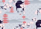 Japanese - simple and balanced seamless pattern designs and ornaments • Cultures • Design Wallpapers • Berlintapete