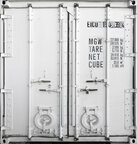 Lockers • Texturen • Fototapeten • Berlintapete • Weißer Container (Nr. 53456)