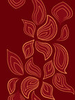 Stilisiert - vereinfachte Blumenmuster • Floral • Designtapeten • Berlintapete • Florales Blätter Ornament (Nr. 12920)