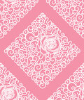 Cafe Paris - Pariser Chic der 20er Jahre • Trends • Designtapeten • Berlintapete • Rosa-farbenes Rosen Ornament (Nr. 13571)