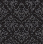 Black Silhouette - pastell- und dunkelfarbene Designmuster und Ornamente • Trends • Designtapeten • Berlintapete • Schwarzes Gotik Musterdesign (Nr. 13866)