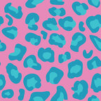 Afrika - afrikanische Musterdesigns • Kulturen • Designtapeten • Berlintapete • Leopard Animalprint Pink (Nr. 13856)
