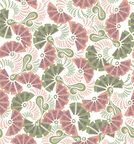 Blätter - Vektor Ornamente mit Blatt-Motiven • Floral • Designtapeten • Berlintapete • Romantisches Blumenmuster (Nr. 14454)