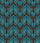 Ethno - repeat pattern designs and ornaments from different cultures • Cultures • Design Wallpapers • Berlintapete • Black Maori Design Pattern (No. 13587)