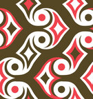 Oriental Sixties - Orientalische Musterdesigns mit einem Touch Sixties • Trends • Designtapeten • Berlintapete • Grafisches Musterdesign (Nr. 14529)
