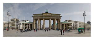 Ingo Friedrich (Airart) • Image gallery • Berlintapete • The Brandenburger gate/west page/Tiergarten (No. 7364)