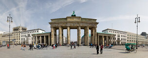 Ingo Friedrich (Airart) • Image gallery • Berlintapete • The Brandenburger gate/west page/Tiergarten (No. 7365)