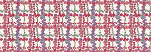 Blümchentapete • Floral • Designtapeten • Berlintapete • Blumengitter violett (Nr. 3539)