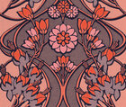 Blümchentapete • Floral • Designtapeten • Berlintapete • Blumenranke 2 (Nr. 4408)