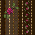 Eastern Europe • Cultures • Design Wallpapers • Berlintapete • Roses Vector Ornament (No. 13015)