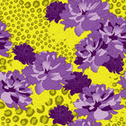 Makro Blüten - Musterdesigns mit großartigen Blüten • Floral • Designtapeten • Berlintapete • Leopard Blumenmuster (Nr. 13081)