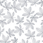 Bäume - Florale Musterdesigns mit Baum Illustrationen • Floral • Designtapeten • Berlintapete • Kastanienblatt Designmuster (Nr. 13104)