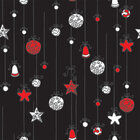 Weihnachten - festliche Designmuster und Ornamente • Seasonal • Designtapeten • Berlintapete • Christbaumkugeln Vektormuster (Nr. 13133)