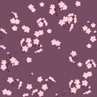 Mille Fleurs - Musterdesigns mit zierlichen Blüten • Floral • Designtapeten • Berlintapete • Kirschblüten Vektormuster (Nr. 13153)
