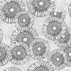 Delicate Flora - romantische Blumenmuster • Trends • Designtapeten • Berlintapete • Sonnenblumen Vektor Ornament (Nr. 13178)