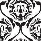 Black and White - Designmusterträume in Schwarz Weiss • Timeless • Designtapeten • Berlintapete • Marokko Designmuster (Nr. 13243)