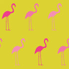 Tierisch - Vektor Ornamente mit tierischen Motiven oder Fell-Designmuster • Timeless • Designtapeten • Berlintapete • Flamingo Vektorgrafik (Nr. 13304)