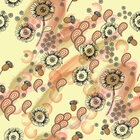 Boho Soho - Vektor Ornamente im Bohemianstyle aus Soho • Trends • Designtapeten • Berlintapete • Florales Hintergrundmuster (Nr. 13311)