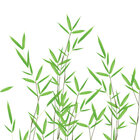 Blätter - Vektor Ornamente mit Blatt-Motiven • Floral • Designtapeten • Berlintapete • Bamboo Rapportmuster (Nr. 13331)