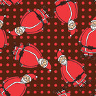 Weihnachten - festliche Designmuster und Ornamente • Seasonal • Designtapeten • Berlintapete • Weihnachtsmann Designmuster (Nr. 13356)