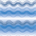 Marina Blue - Maritime Vektor Ornamente • Trends • Designtapeten • Berlintapete • Sanfte Wellen Designmuster (Nr. 13453)