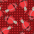 Weihnachten - festliche Designmuster und Ornamente • Seasonal • Designtapeten • Berlintapete • Weihnachtsmann Rapportmuster (Nr. 13523)
