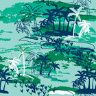 Hawaii - Exotic Patterns from Polynesia • Cultures • Design Wallpapers • Berlintapete • Palmtrees Vector Pattern (No. 13526)
