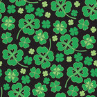 Blätter - Vektor Ornamente mit Blatt-Motiven • Floral • Designtapeten • Berlintapete • Kleeblatt Designmuster (Nr. 13556)