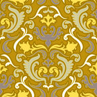 Opulent Era - prachtvolle Musterdesigns und Dekore • Trends • Designtapeten • Berlintapete • Goldenes Vektor Ornament (Nr. 14121)