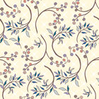 Blätter - Vektor Ornamente mit Blatt-Motiven • Floral • Designtapeten • Berlintapete • Zweige Musterdesign (Nr. 14134)