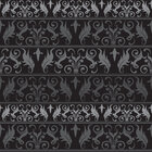 Black Silhouette - pastell- und dunkelfarbene Designmuster und Ornamente • Trends • Designtapeten • Berlintapete • Barock Streifenmuster (Nr. 14542)