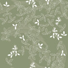Blätter - Vektor Ornamente mit Blatt-Motiven • Floral • Designtapeten • Berlintapete • Buschklee Musterdesign (Nr. 14622)