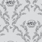 Alpine - Traditional Pattern Designs • Cultures • Design Wallpapers • Berlintapete • Damask with Lightgrey (No. 14626)