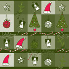 Weihnachten - festliche Designmuster und Ornamente • Seasonal • Designtapeten • Berlintapete • Weihnachten kommt bald! (Nr. 14720)