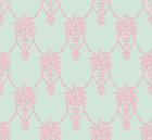 Barock - Barockmuster und Vektorornamente • Timeless • Designtapeten • Berlintapete • Korb voller Blumen - Florales Muster in Pink (Nr. 13940)