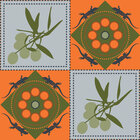 Pflanzen • Floral • Designtapeten • Berlintapete • Oliven Musterdesign (Nr. 13494)