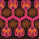 Oriental Sixties - Orientalische Musterdesigns mit einem Touch Sixties • Trends • Designtapeten • Berlintapete • Orientalisches Vektordesign (Nr. 13541)