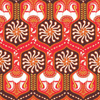 Oriental - Designmuster und Ornamente mit aufwändigen und kunstvollen Verzierungen • Kulturen • Designtapeten • Berlintapete • Orientalisches Oberflächenmuster (Nr. 13542)