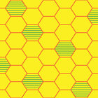 Grafisch - formenverschiedene Designmuster und Ornamente • Geometrisch • Designtapeten • Berlintapete • Bienenwaben Musterdesign (Nr. 13610)