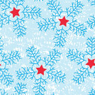 Weihnachten - festliche Designmuster und Ornamente • Seasonal • Designtapeten • Berlintapete • Schneeflocken Muster (Nr. 14339)