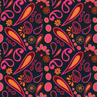 Oriental - seamless pattern designs and ornaments with intricate and ornate elements • Cultures • Design Wallpapers • Berlintapete • Colourful Paisley Pattern Design (No. 13660)
