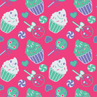 Eye Candy - Designmuster aus dem Vintage-Eissalon • Trends • Designtapeten • Berlintapete • Happy Desserts Vektor Muster (Nr. 13708)