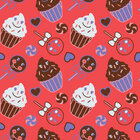 Eye Candy - Designmuster aus dem Vintage-Eissalon • Trends • Designtapeten • Berlintapete • Happy Desserts Textildesign (Nr. 13711)