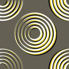 Kreise - Grafische Muster mit Kreisen • Geometrisch • Designtapeten • Berlintapete • Gelbe Kreise Musterdesign (Nr. 13879)