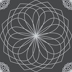 Grafisch - formenverschiedene Designmuster und Ornamente • Geometrisch • Designtapeten • Berlintapete • Geometrisches Blumenmuster (Nr. 13880)