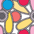 Kreise - Grafische Muster mit Kreisen • Geometrisch • Designtapeten • Berlintapete • Florales Pop-Art-Muster (Nr. 14544)