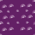 Japanisch - schlichte und ausgeglichene Designmuster und Ornamente • Kulturen • Designtapeten • Berlintapete • Blumenfächer Musterdesign (Nr. 14179)