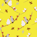 Bäume - Florale Musterdesigns mit Baum Illustrationen • Floral • Designtapeten • Berlintapete • Vogelpaare Vektor Ornament (Nr. 14351)
